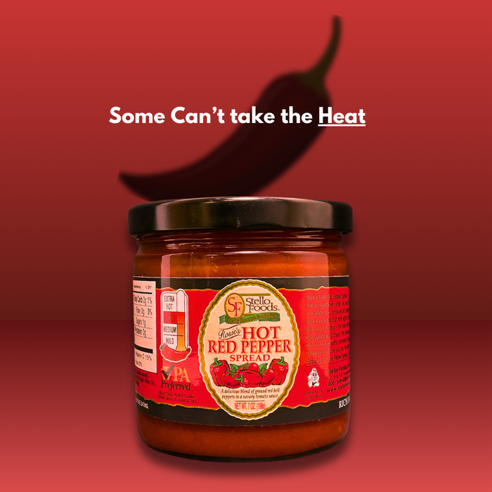 Stello Foods - Rosie's Hot Red Pepper Spread 7 oz