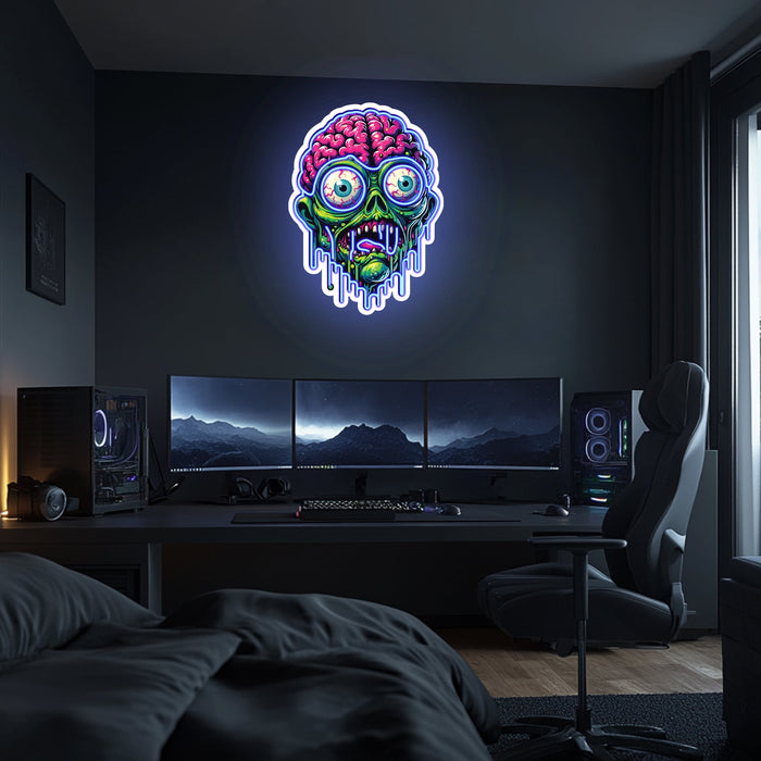 UV Printed Goblin Neon Wall Art- LV0014
