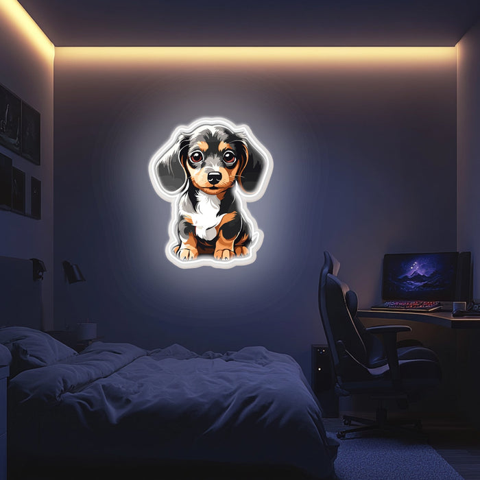 UV Printed Dog Neon Wall Art- LV0026