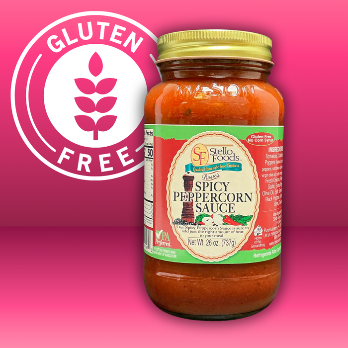 Stello Foods - Rosie's Spicy Peppercorn Pasta Sauce - 26 oz