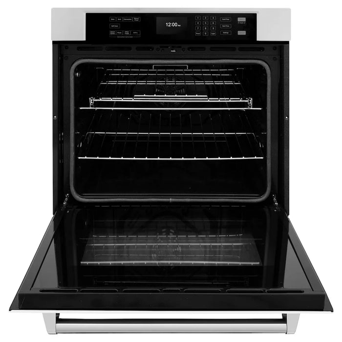 ZLINE 30 "Professional True Convection Single Wall Oven, Air Fry, Self Clean, White Matte WAS-WM-30