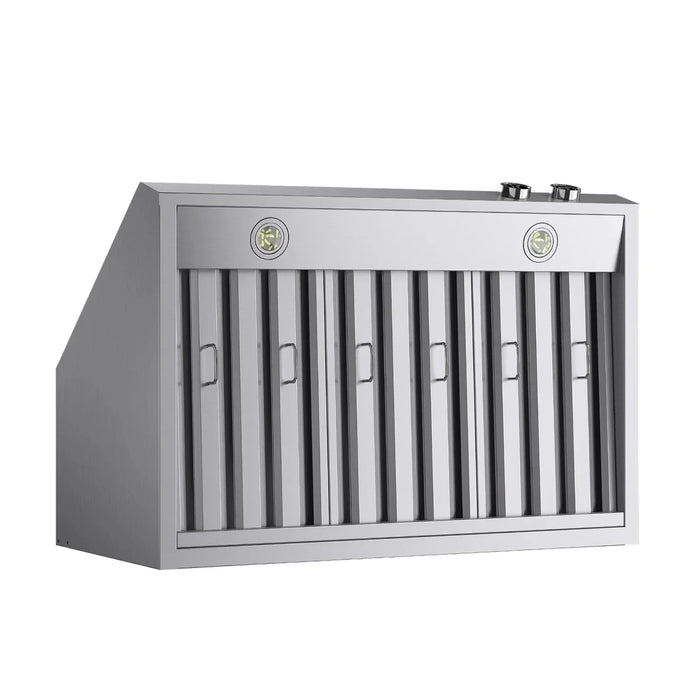 Kucht 36" Ducted Under Cabinet Range Hood Stainless Steel with Digital Controls KRH360-SS