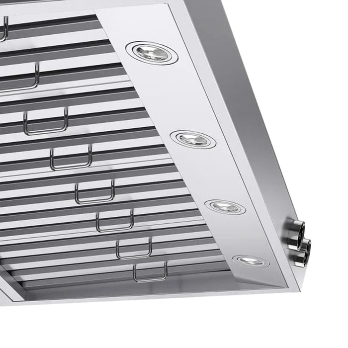 Kucht 48" Ducted Under Cabinet Range Hood Stainless Steel with Digital Controls KRH480-SS
