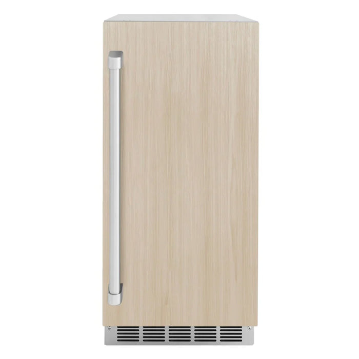 ZLINE 15" Touchstone Clear Cube Ice Maker Drain Pump Panel Ready Door ICCDP-15