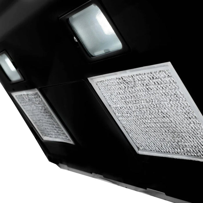 ZLINE 30" Recirculating Over the Range Convection Microwave Oven with Traditional Handle and Charcoal Filters in Fingerprint Resistant Stainless Steel MWO-OTRCFH-30-SS