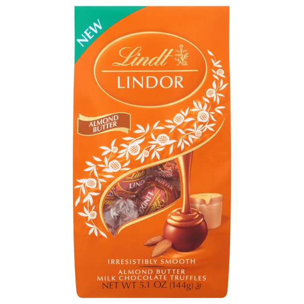 Lindt Almond Butter Truffles Bag, Case of 6 - 5.1 oz Each