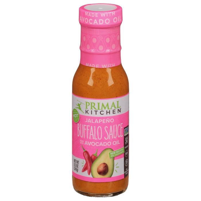 Primal Kitchen Buffalo Hot Sauce (Pack of 6 - 8.5 Oz Bottles)