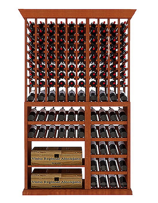 4 Foot Wine Cellar - 140 Bottle Capacity