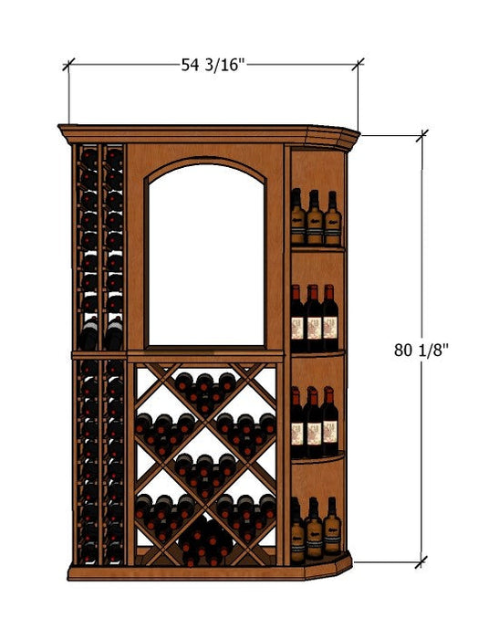 4 Foot Wine Cellar – 148 Bottle Capacity