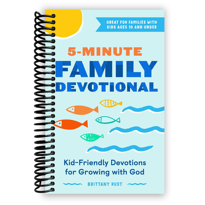 5-Minute Family Devotional: Kid-Friendly Devotions for Growing with God (Spiral Bound)