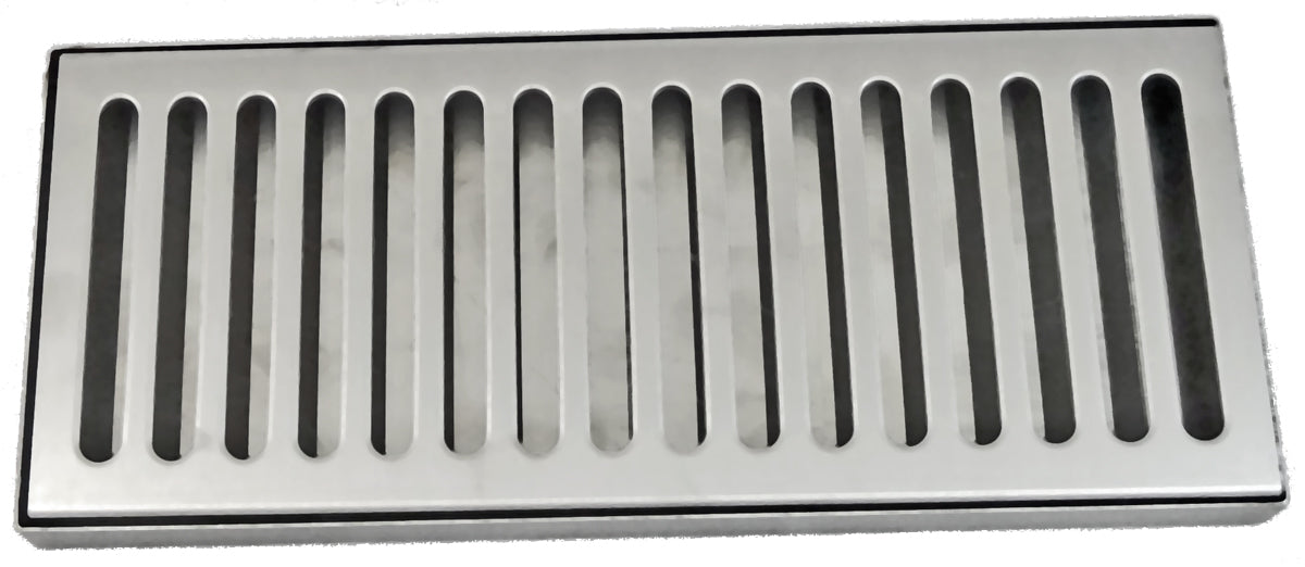 5" Stainless Steel Drip Tray  Without Drain - Select Size