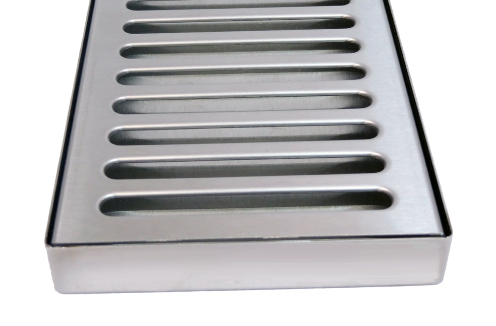 5" Stainless Steel Drip Tray  Without Drain - Select Size