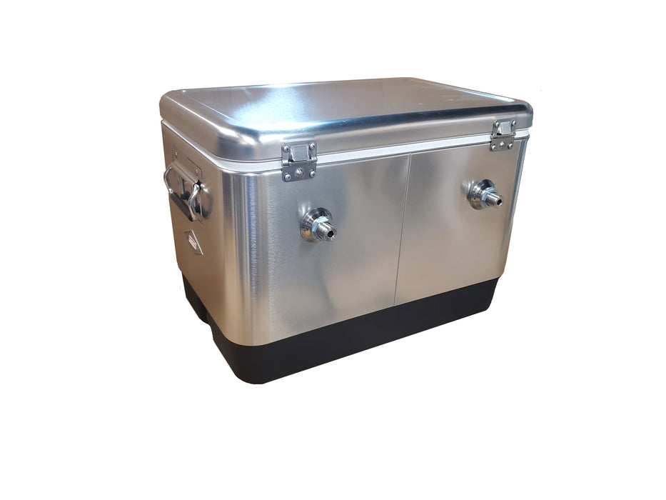 50' All SS304 Contact Double Faucet Stainless Jockey Box