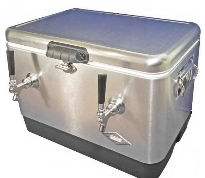 50' All SS304 Contact Double Faucet Stainless Jockey Box