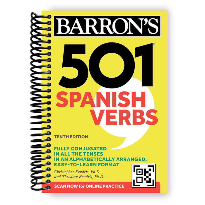 501 Spanish Verbs, Tenth Edition (Spiral Bound)