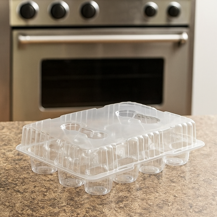 Plastic - 12 Cavity Cupcake