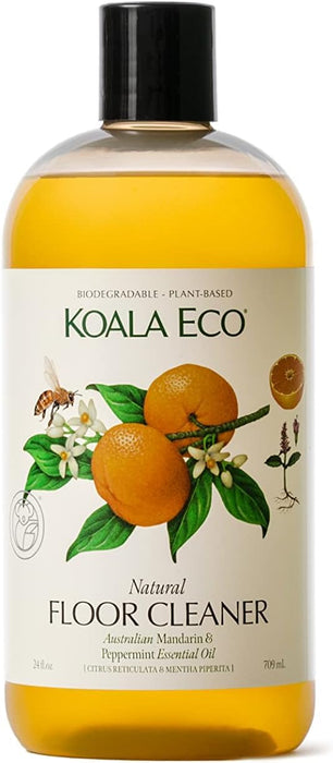 Koala Eco - Peppermint Floor Cleaner, 16.9 fl oz (Pack of 6) - Natural Home Cleaning