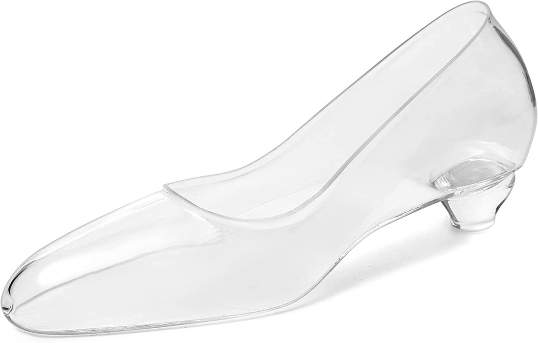 The Wine Savant Large Glass Stiletto Jewlery Holder, Ring Holder, Organizer for Jewelry, Heel Dish, Trinket Tray Necklace and Earring Holder, Jewelry Dish, Gift for Mom, Wife, Girlfriend 13x5.5