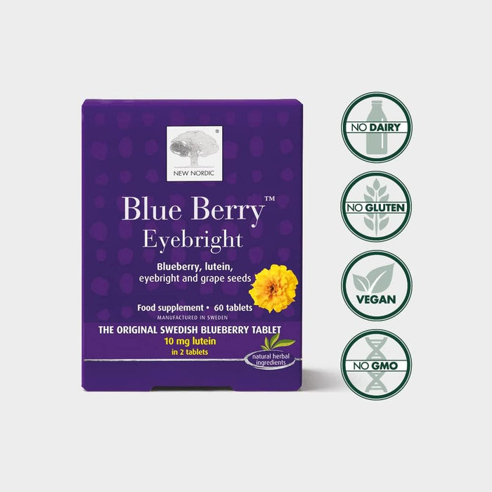 New Nordic Blueberry Eyebright Blend (60 Tablets)