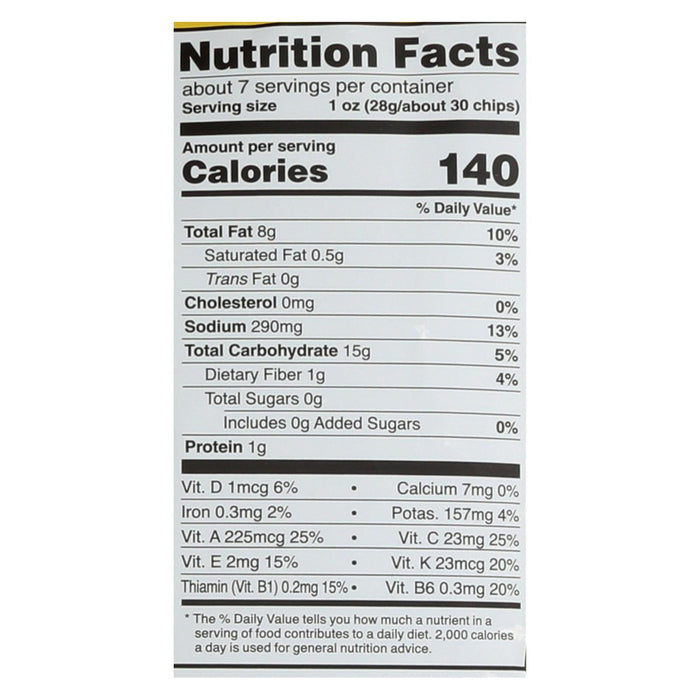 Good Health Veggie Chips: Savory Sea Salt Flavor, (Pack of 10 - 6.25 Oz. Bags)