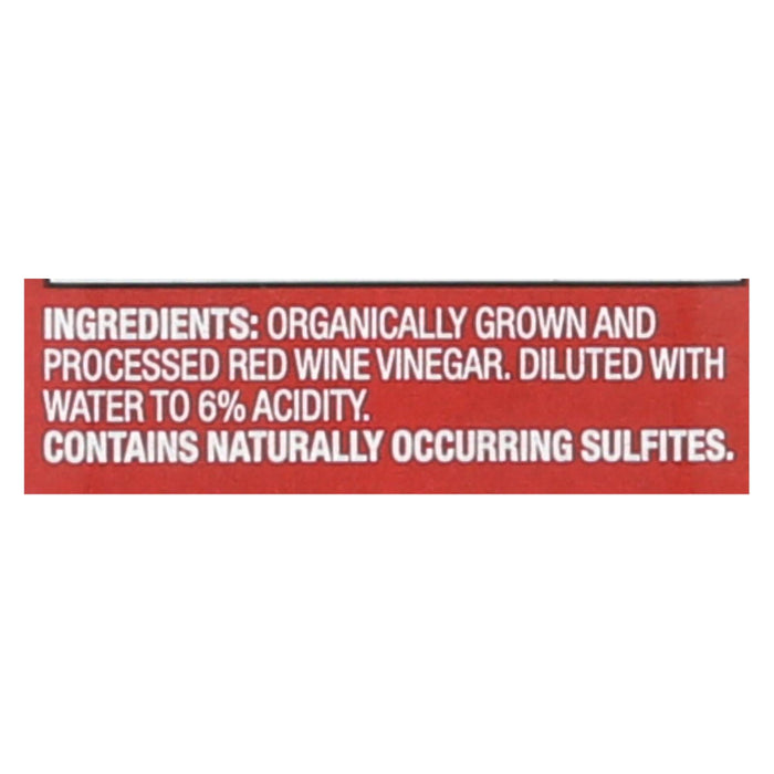 Spectrum Naturals Organic Red Wine Vinegar (Pack of 6 - 16.9 Fl Oz.)