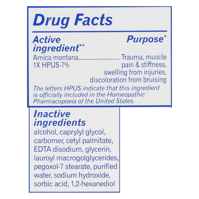 Boiron Arnica Soothes Muscle Pain and Stiffness Cream (2.5 Oz.)