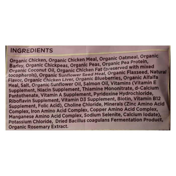 Castor & Pollux Organix Chicken & Oatmeal Dry Dog Food, 4 Lb. (5-Pack)