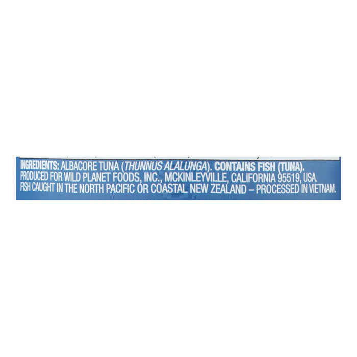 Wild Planet Wild Albacore Tuna (Pack of 12) - No Salt Added, 5 Oz.