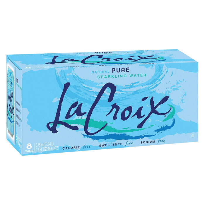 Lacroix Pure Sparkling Water Case (3x 12 Fl Oz)