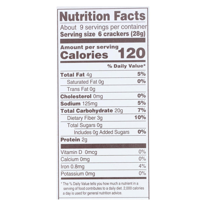 Back To Nature Rosemary & Olive Oil Crackers (Pack of 12 - 8.5 Oz.)