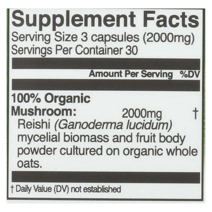 Om Mushroom Superfood Reishi Mushroom Capsules Superfood Supplement, 90 Count