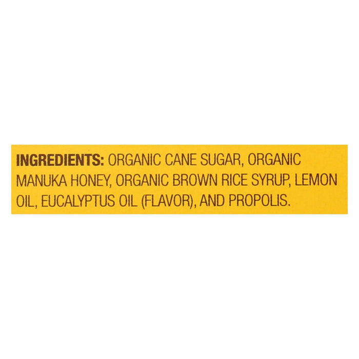 Wedderspoon Organic Manuka Honey Drops - 15+ MGO Lemon Flavor (Pack of 4)
