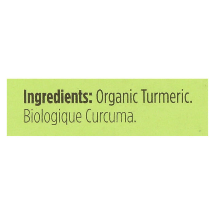 Spicely Organics USDA Certified Organic Turmeric | 0.45 Oz. | Vegan, Non-GMO | Pack of 6