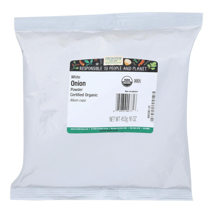 Frontier Herbs: USDA Certified Organic Onion Powder, 1 lb.