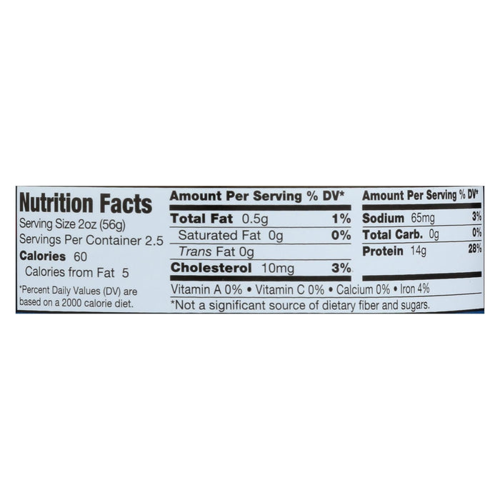 Wild Planet Wild Skipjack Light Tuna, No Salt Added, 5 oz. (Pack of 12)