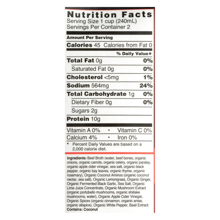 Kettle & Fire Bone Broth Beef Pho - 16.9 Fl. Oz. (Pack of 6)