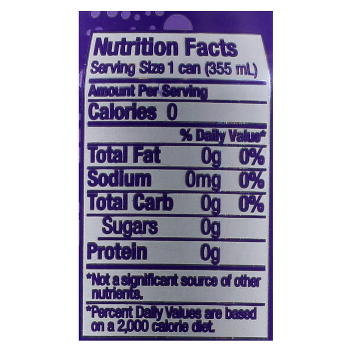 Zevia: Zero-Calorie Grape Soda, 12 Oz Cans (Pack of 4 six packs)