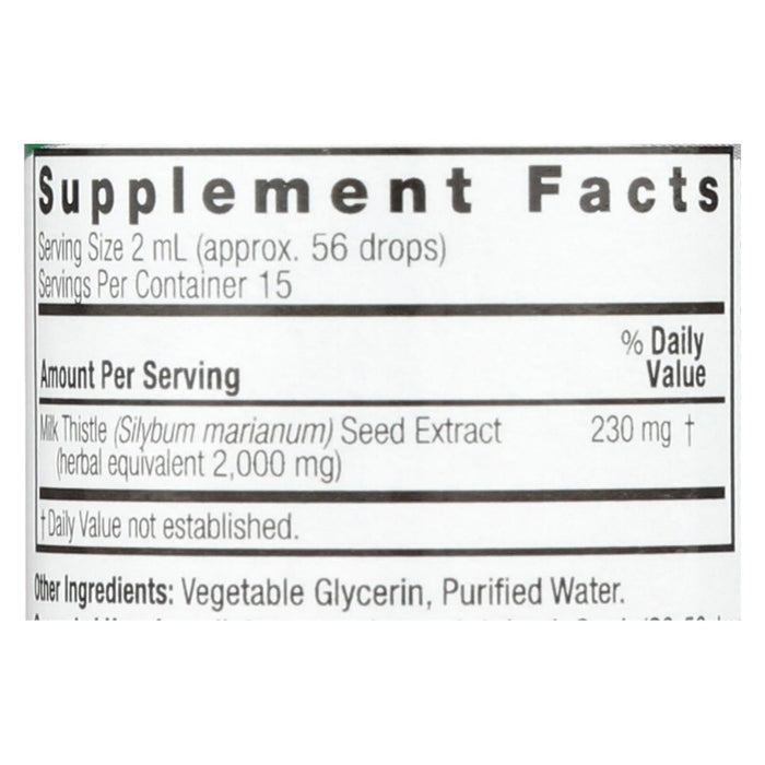 Nature's Answer Milk Thistle Seed Alcohol-Free