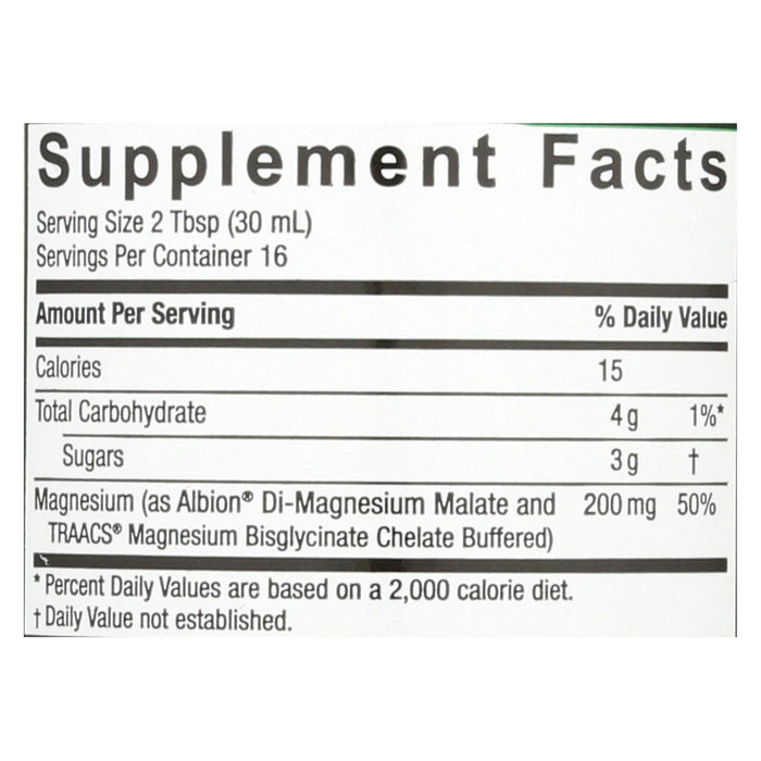 Nature's Answer - Liquid Magnesium Supplement for Enhanced Absorption (Pack of 16 Fl Oz)