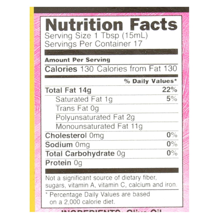 International Collection Olive Oil with Garlic (Pack of 6 - 8.45 Fl Oz.)