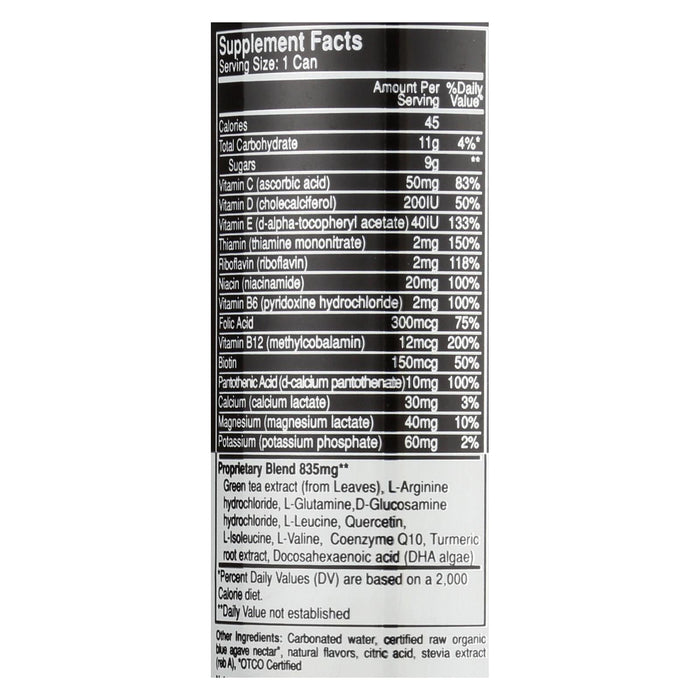 FITAID Recovery Blend - BCAAs, L-Glutamine, Omega-3s - 12 oz Cans (Pack of 12)
