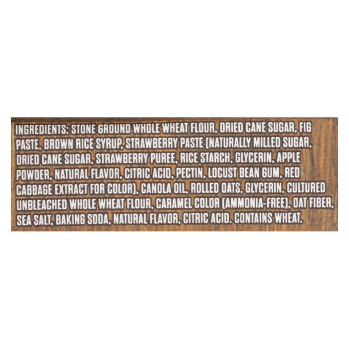 Nature's Bakery Fig Bar Whole Wheat Strawberry 2 Oz - Pack of 12