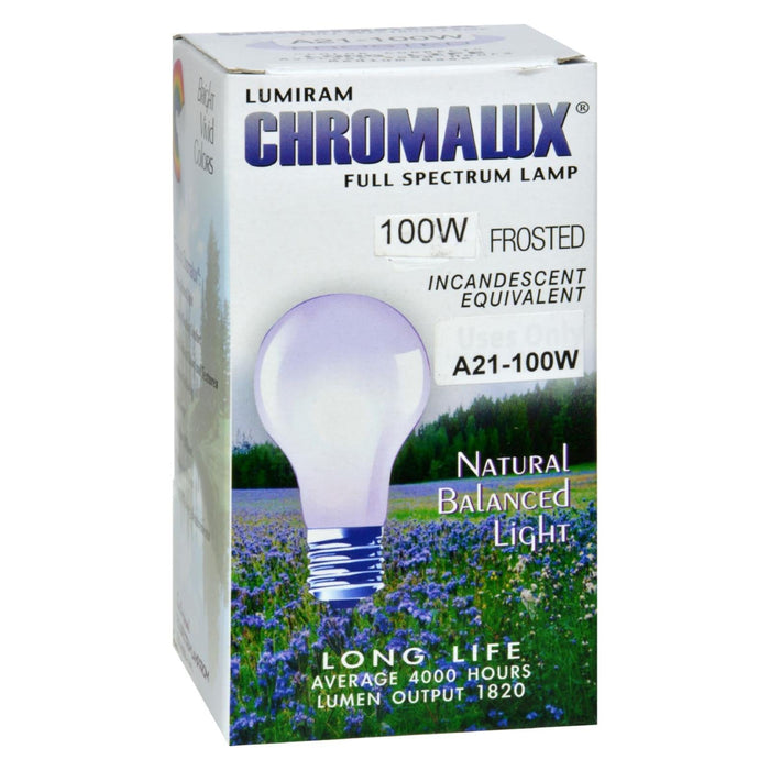 ChromaLux 100W Frosted Light Bulb