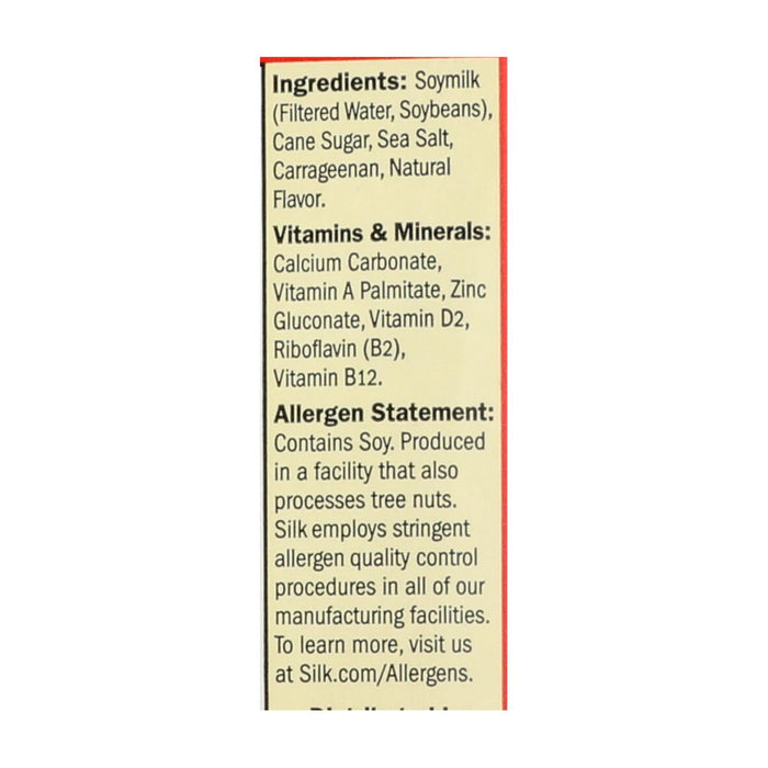 Silk Soymilk: 32 Fl. Oz., Dairy-Free and Original Flavor (Pack of 6)