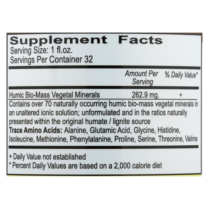 Vital Earth Humic Minerals Liquid Concentrate (32 Fl Oz.)
