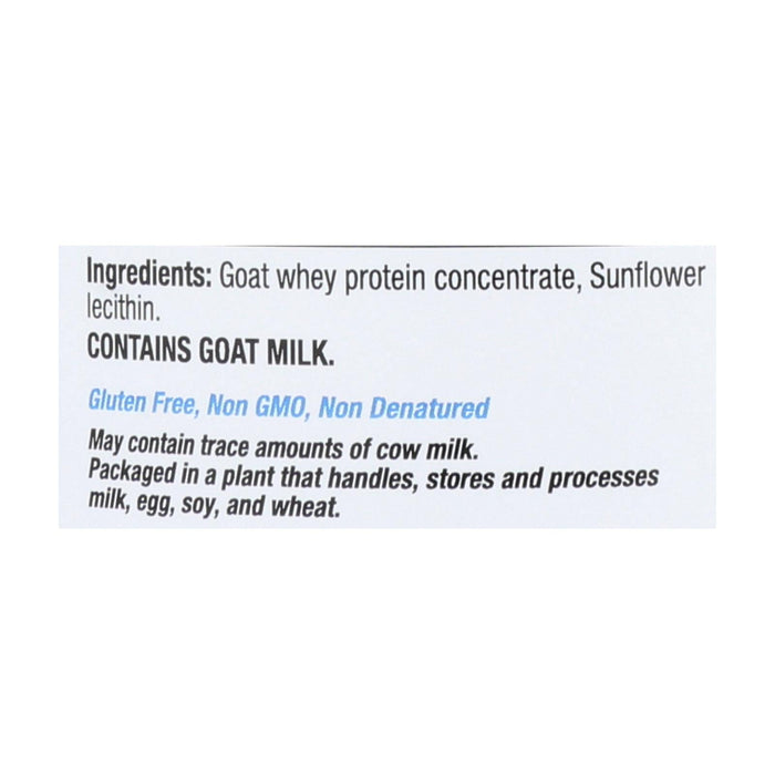 Tera's Whey Protein (12 Oz) - Goat Plain Unsweetened