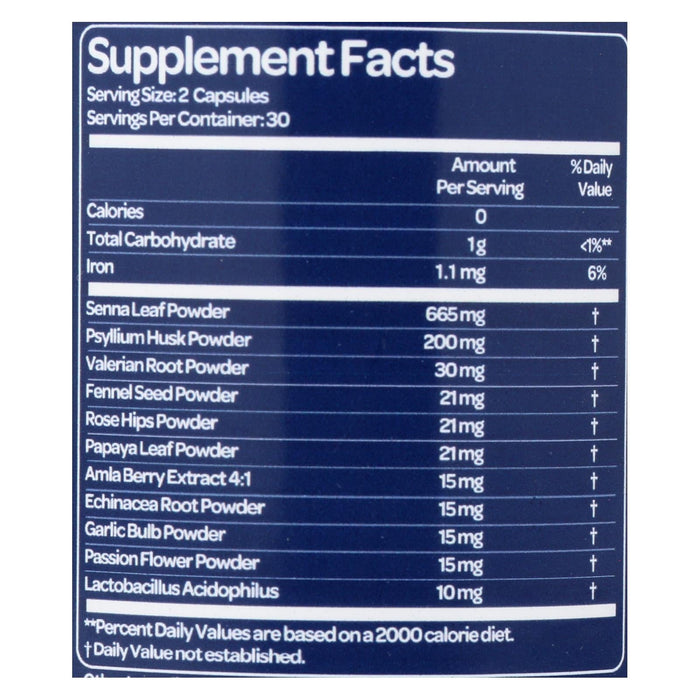 Health Plus Super Colon Cleanse Night Formula (Pack of 90 Capsules)