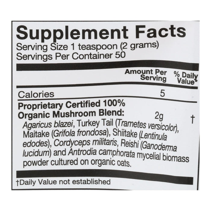 Om Mushroom Superfood Immune Blend, Mushroom Powder Supplement (3.5 Ounce)