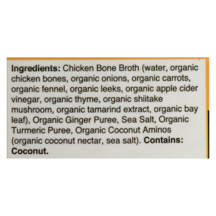 Kettle & Fire Turmeric Ginger Chicken Bone Broth (6-Pack of 16.9 Oz. Cartons)