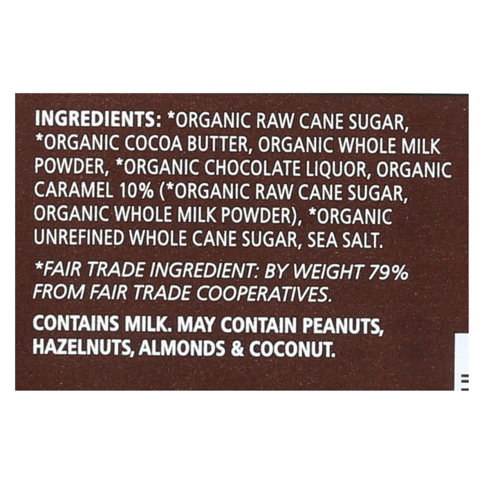 Equal Exchange Organic Dark Chocolate Caramel Crunch with Sea Salt (Pack of 12 - 2.8 Oz. Each)